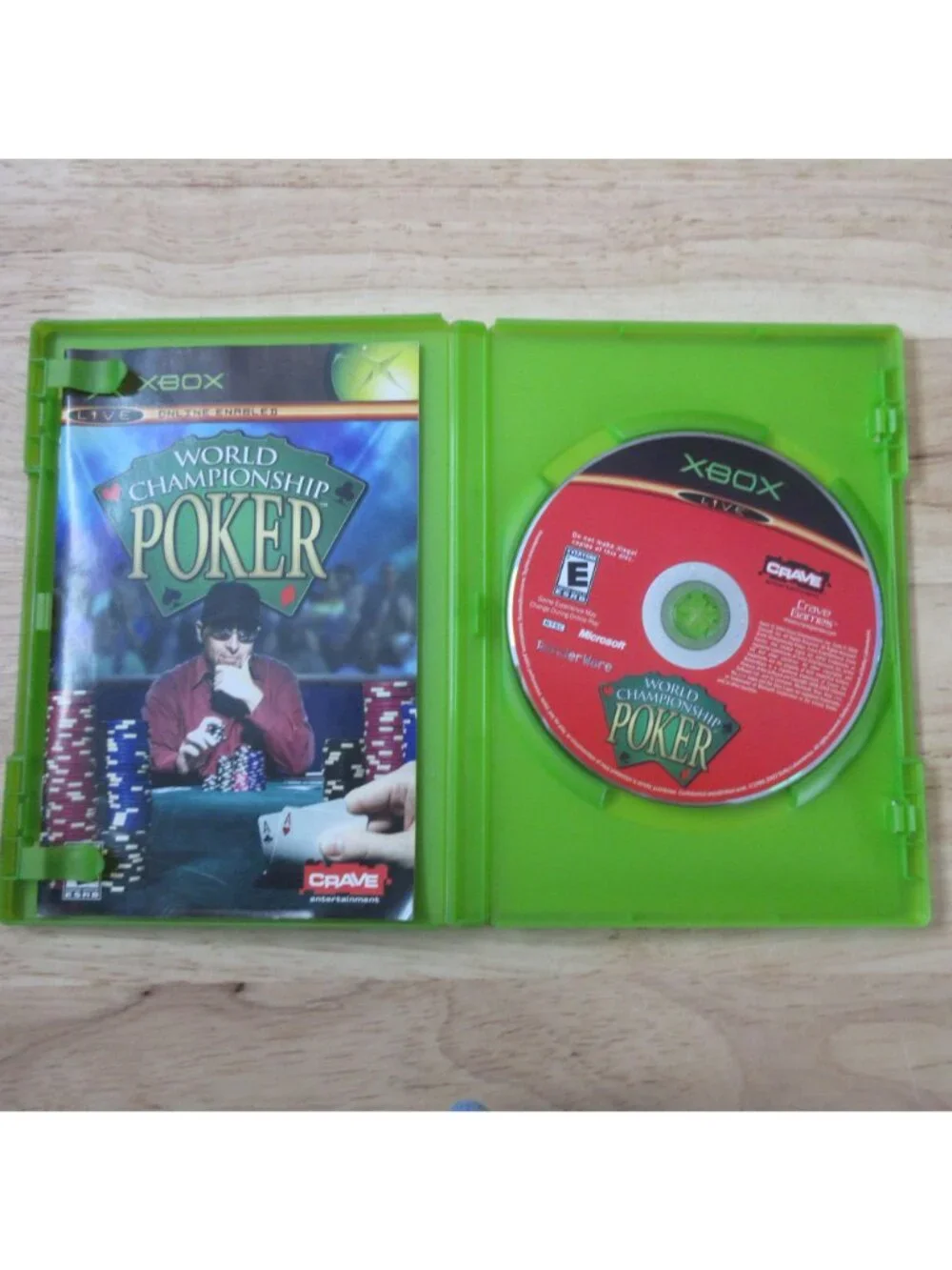 Lot of 2 Xbox Games - Big Bumpkin' (sealed) - World Champion Ship Poker